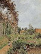 Camille Pissarro farms painting